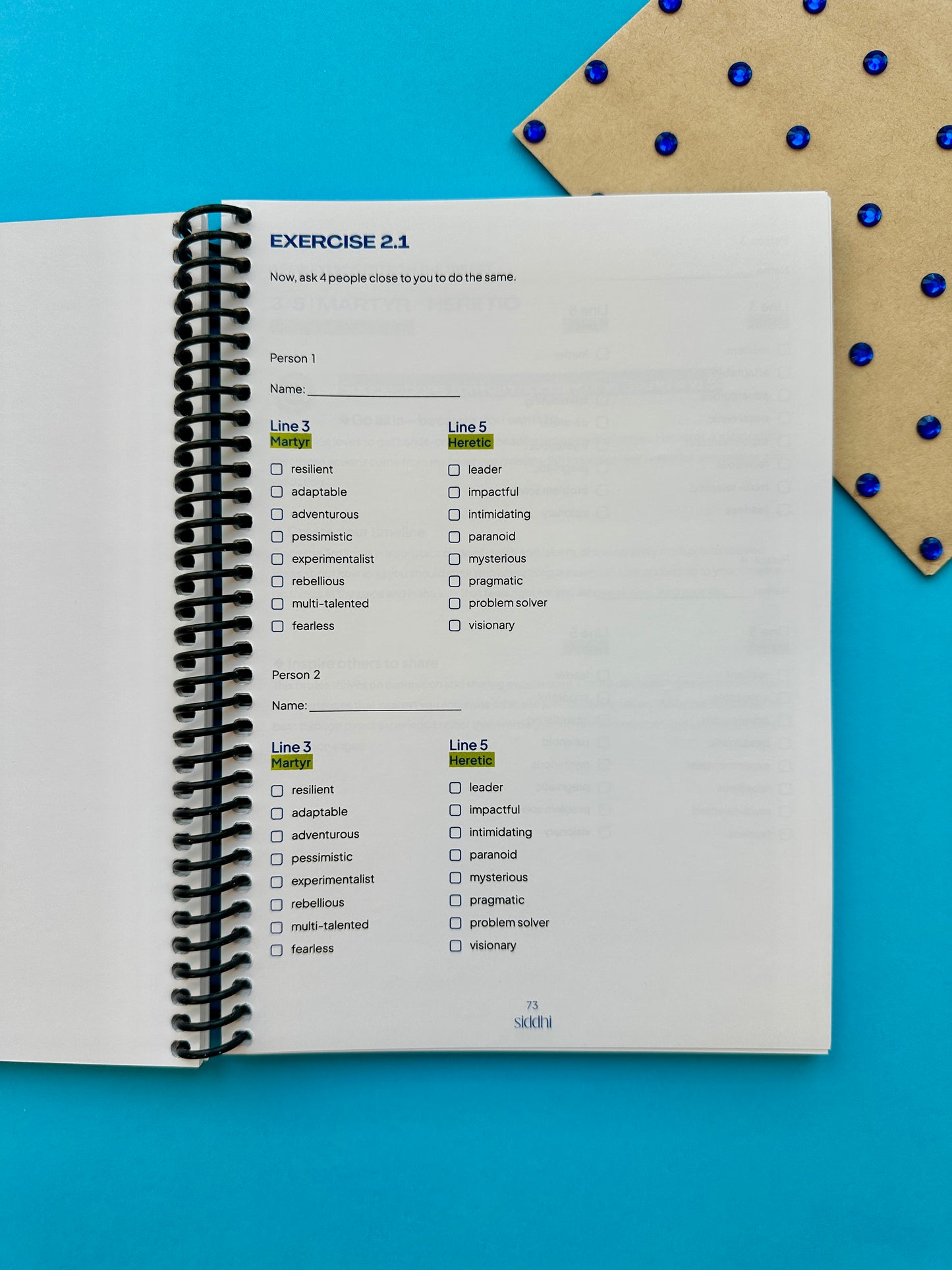 Workbook of your Design